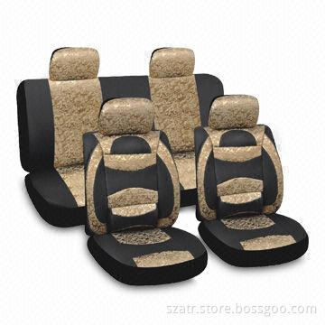 Seat Cover, Made of PVC, Polyester or Velor, Available in Red